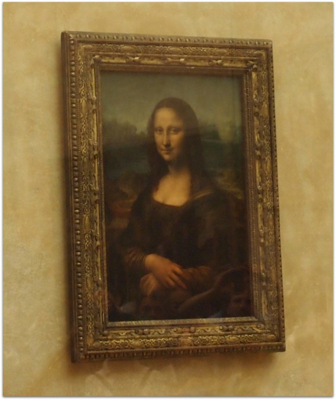 La Mona Lisa en el Museo del Louvre de París
