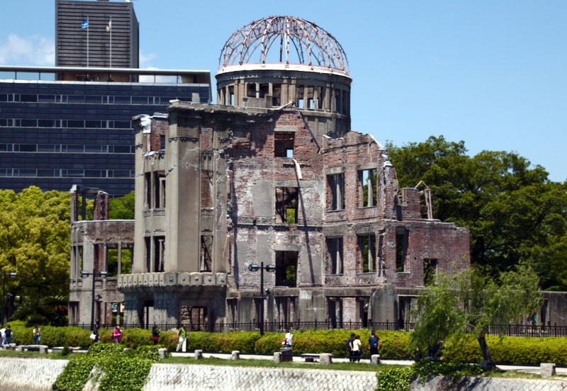 edificio de la cúpula Genbaku en Parque de la Paz de Hiroshima