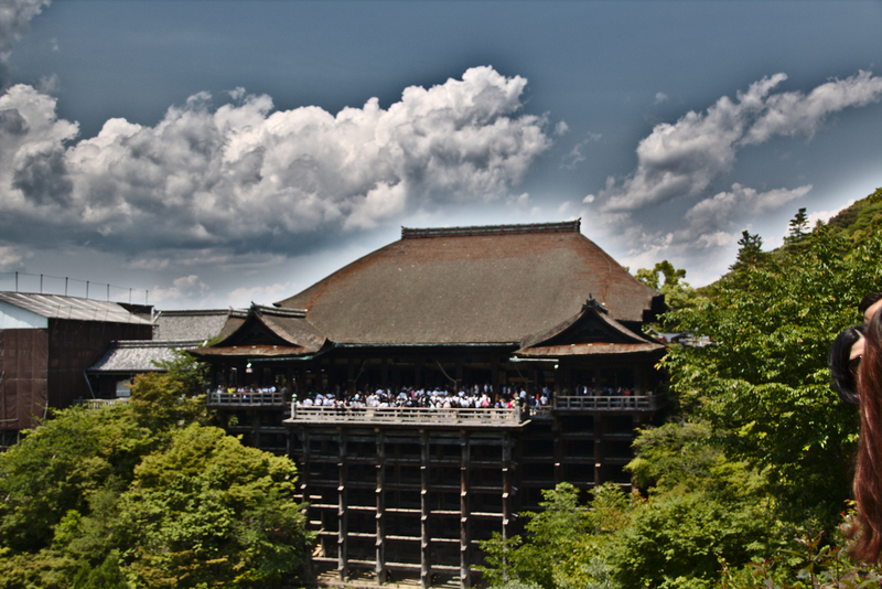 vistas del templo Kiyomizudera en Kioto