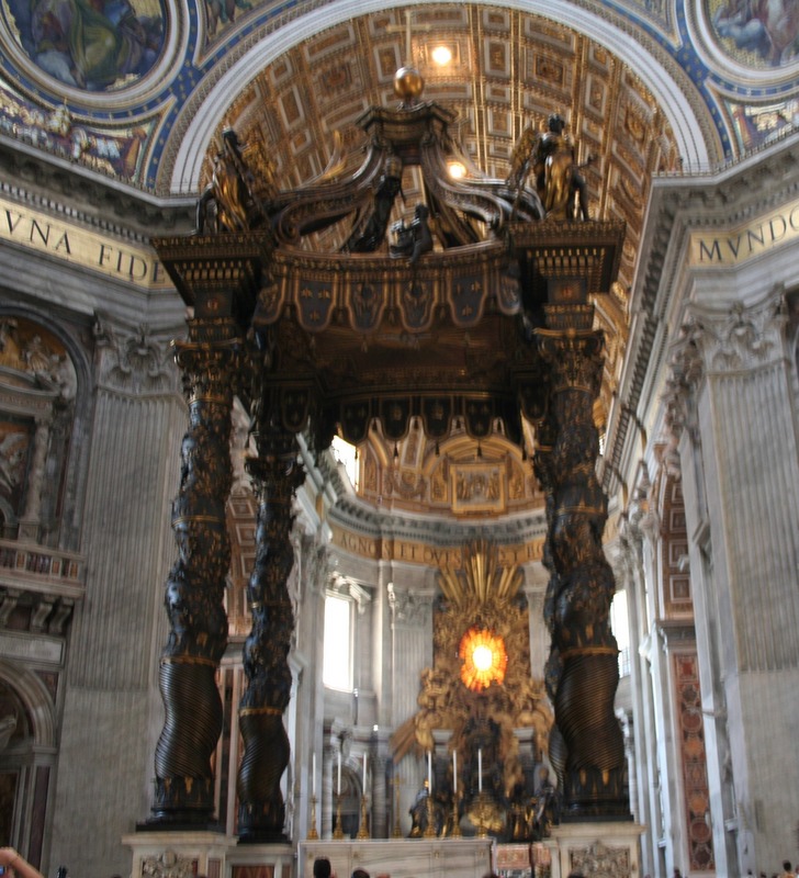 Vaticano - Badaquino de Bernini