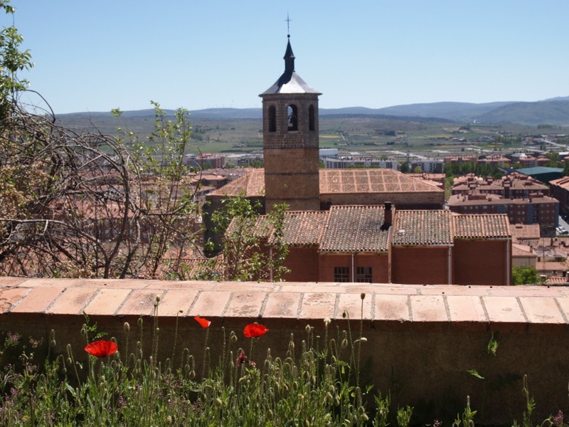 vistas de los exteriores de la muralla de Ávila