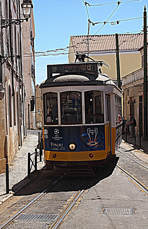 tranvía 28 de Lisboa