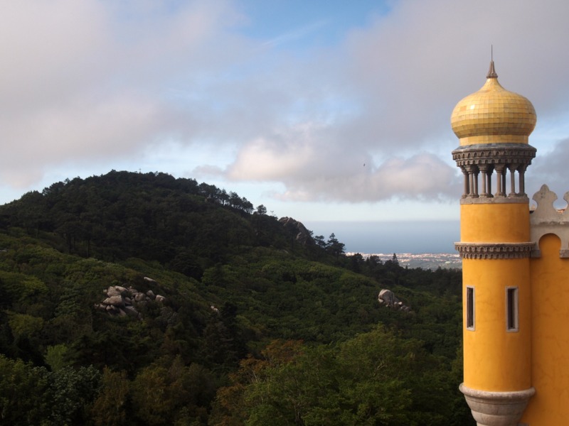 vistas desde el Palacio da Pena en Sintra