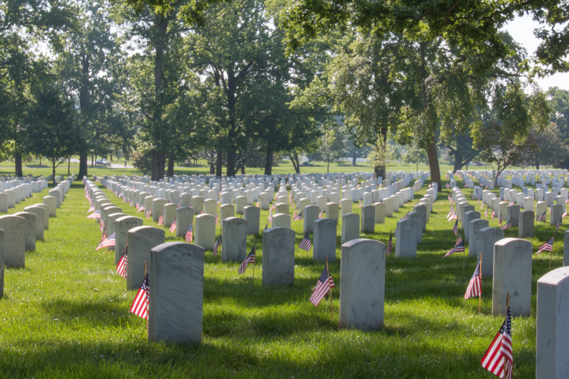 tumbas del Cementerio de Arlington Washington 1