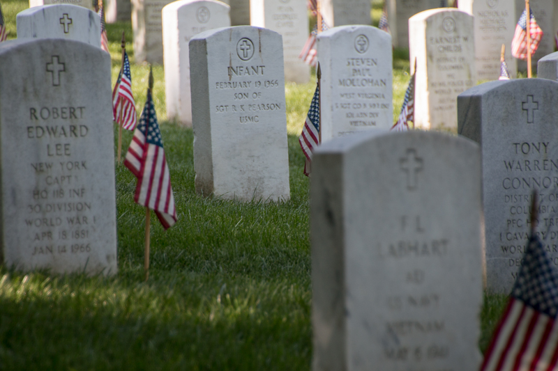 tumbas del Cementerio de Arlington Washington 2