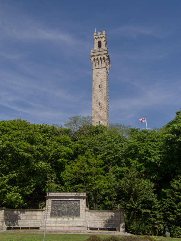 Monumento a los Peregrinos en Provincetown Cape Cod Massachusetts