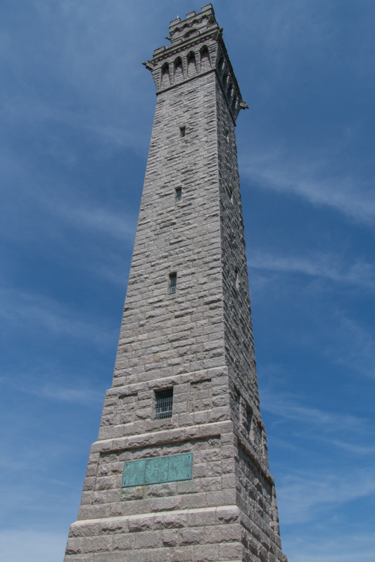 Monumento a los Peregrinos visto desde abajo en Provincetown Cape Cod Massachussets