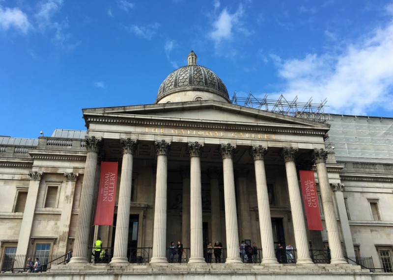 la National Gallery en Trafalgar Square Londres