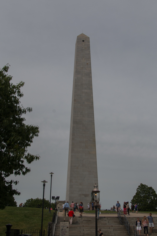 Bunker Hill Monument en el North End de Boston