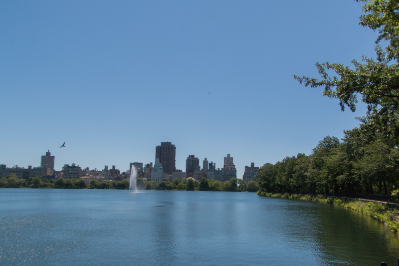 lago Jacqueline Kennedy Reservoir en Central Park de Nueva York 1