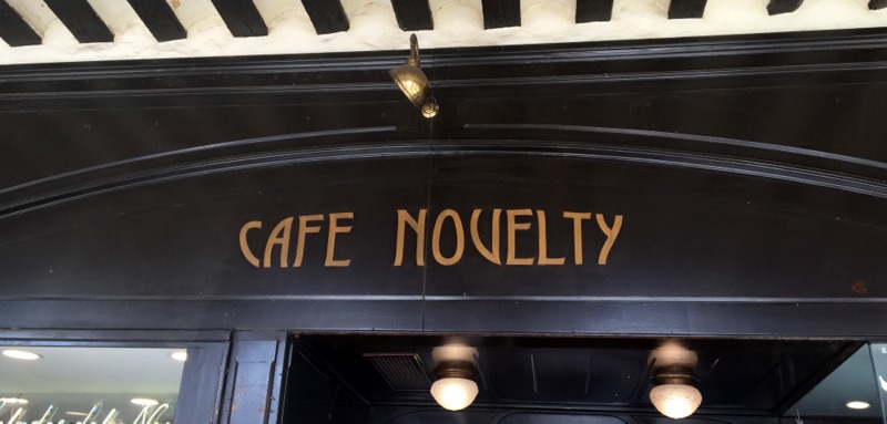 cartel del Café Novelty en Salamanca