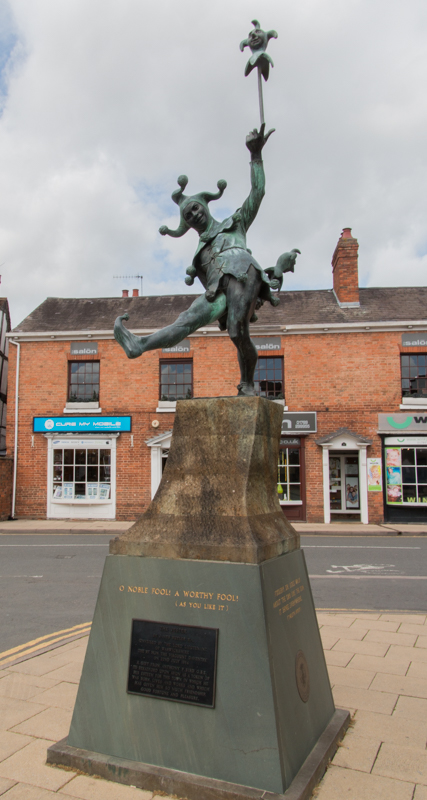 Jester Statue en Stratford-upon-Avon