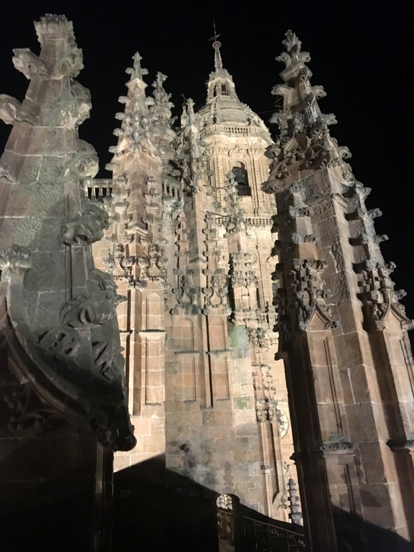 vistas nocturnas desde la terraza de la Catedral de Salamanca 4