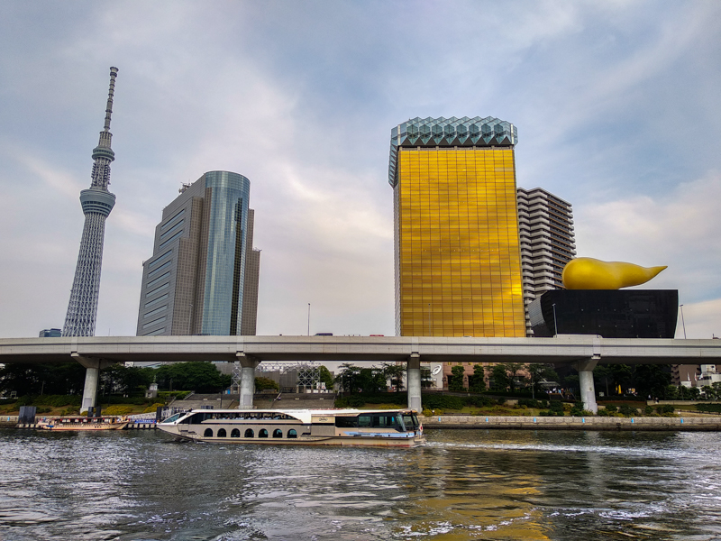 skyline de Tokio en Sumida
